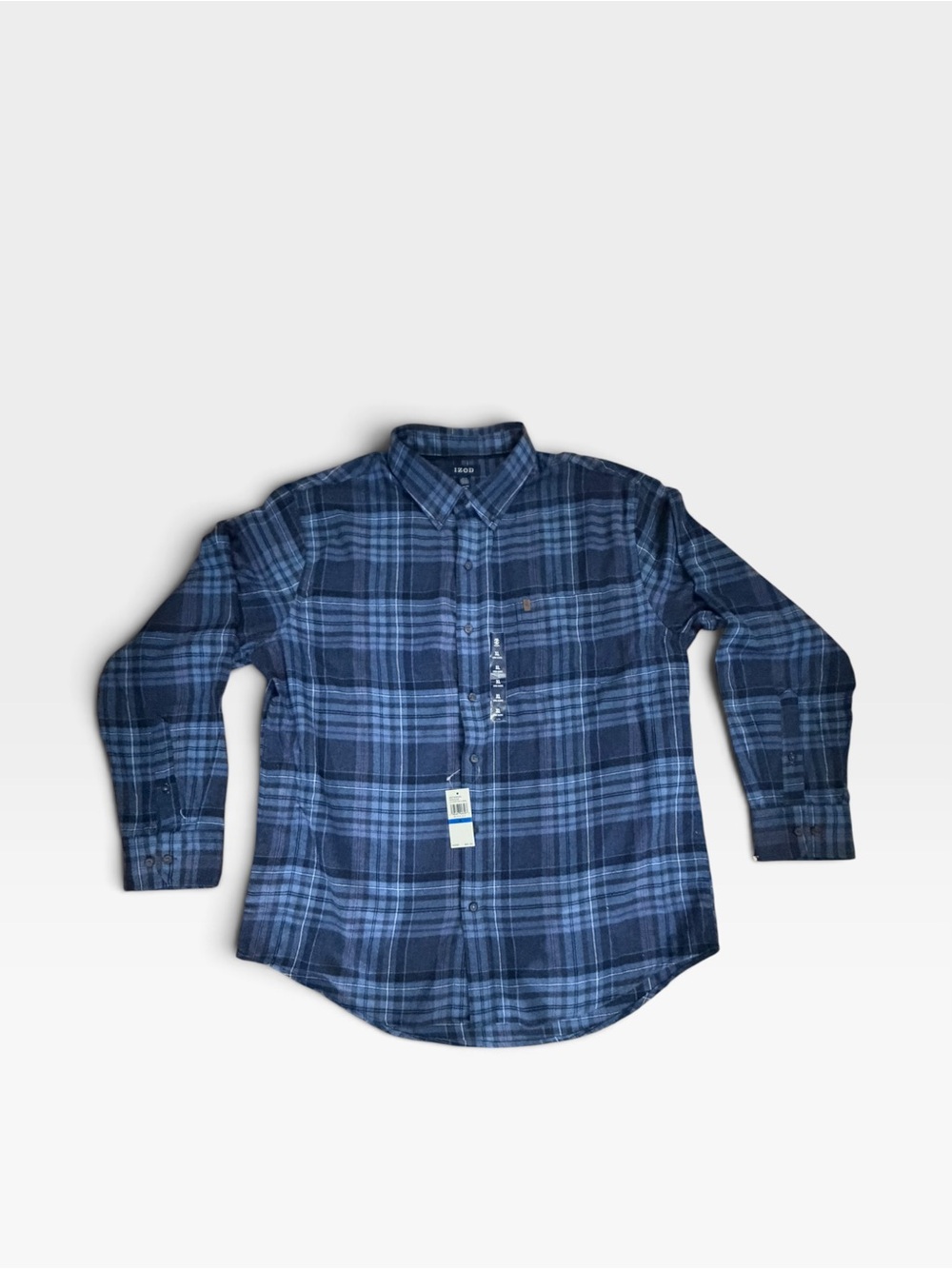 IZOD🍂Plaid Flannel Button-Down Shirt🍂Brand New w Tags🍂Size XL🍂Fall Necessity🍂